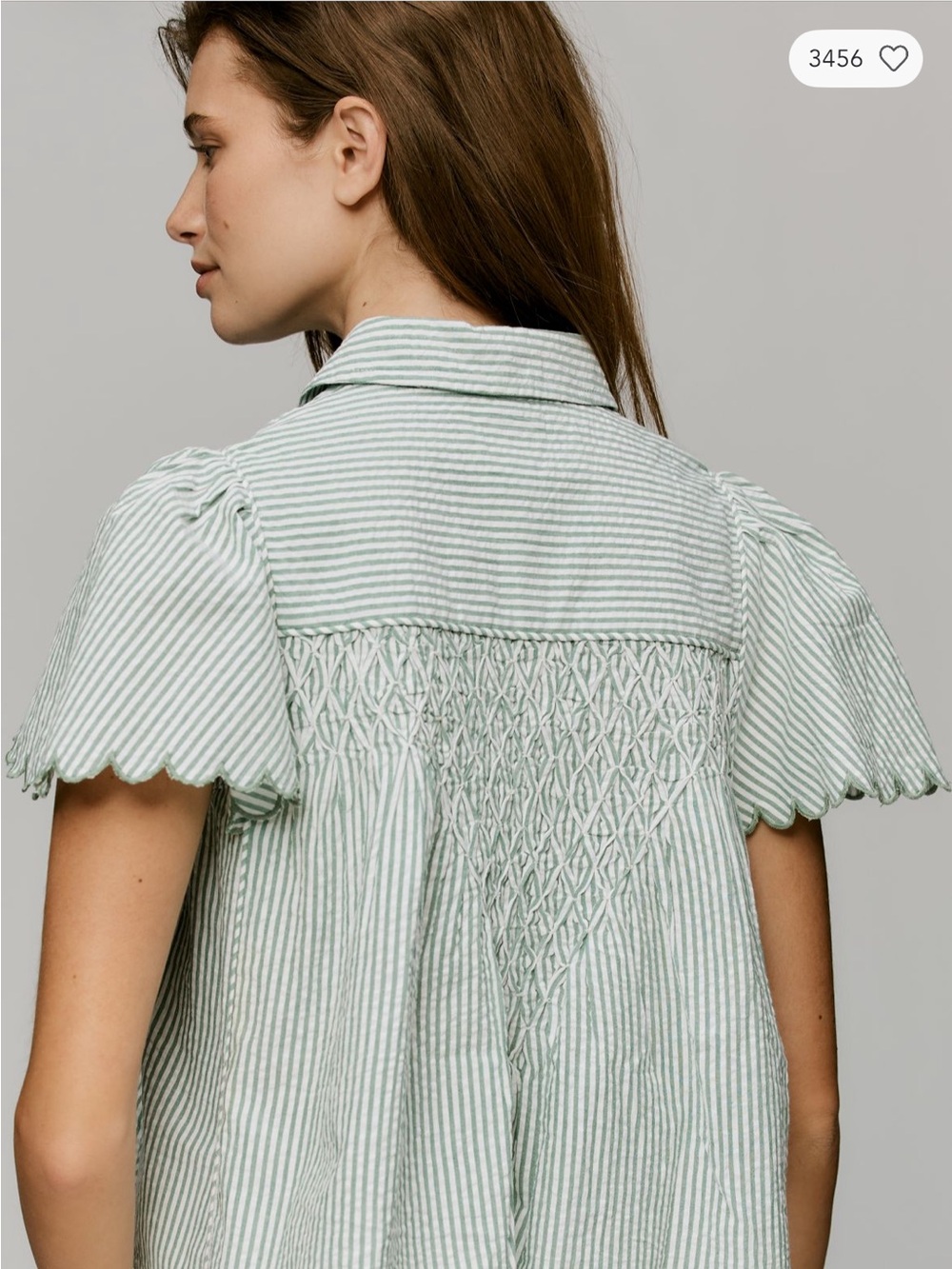 Mauve Scalloped Swing Top - Picture 4 of 9